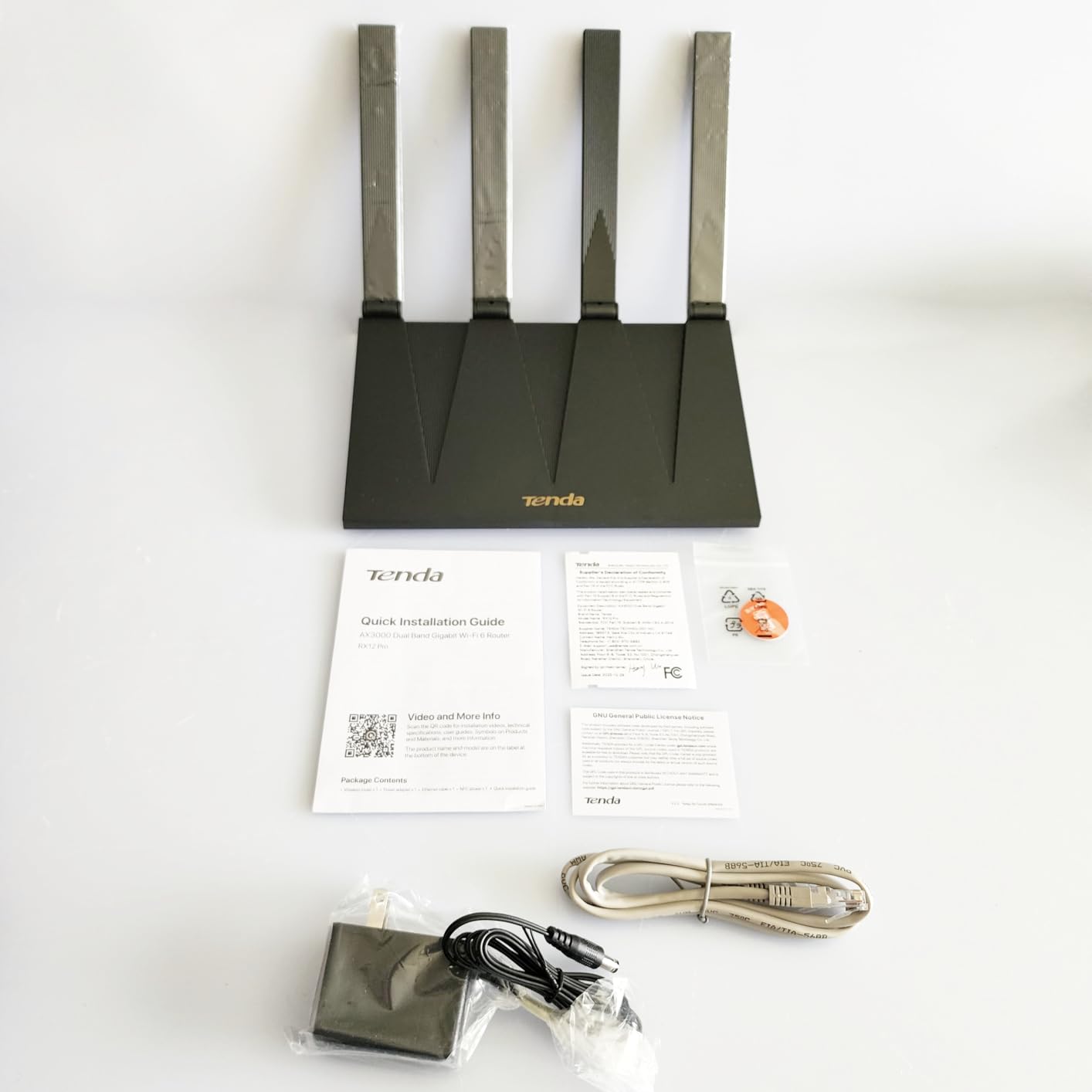 Tenda AX3000 WiFi 6 Router, Dual-Band Gigabit Wireless Internet Router, Mesh & AP Mode, Built-in VPN, NFC Tap-to-Connect, OFDMA MU-MIMO, Secure IoT Network for Home Gaming & 4K Streaming (RX12 Pro V3.0) customer photo 2