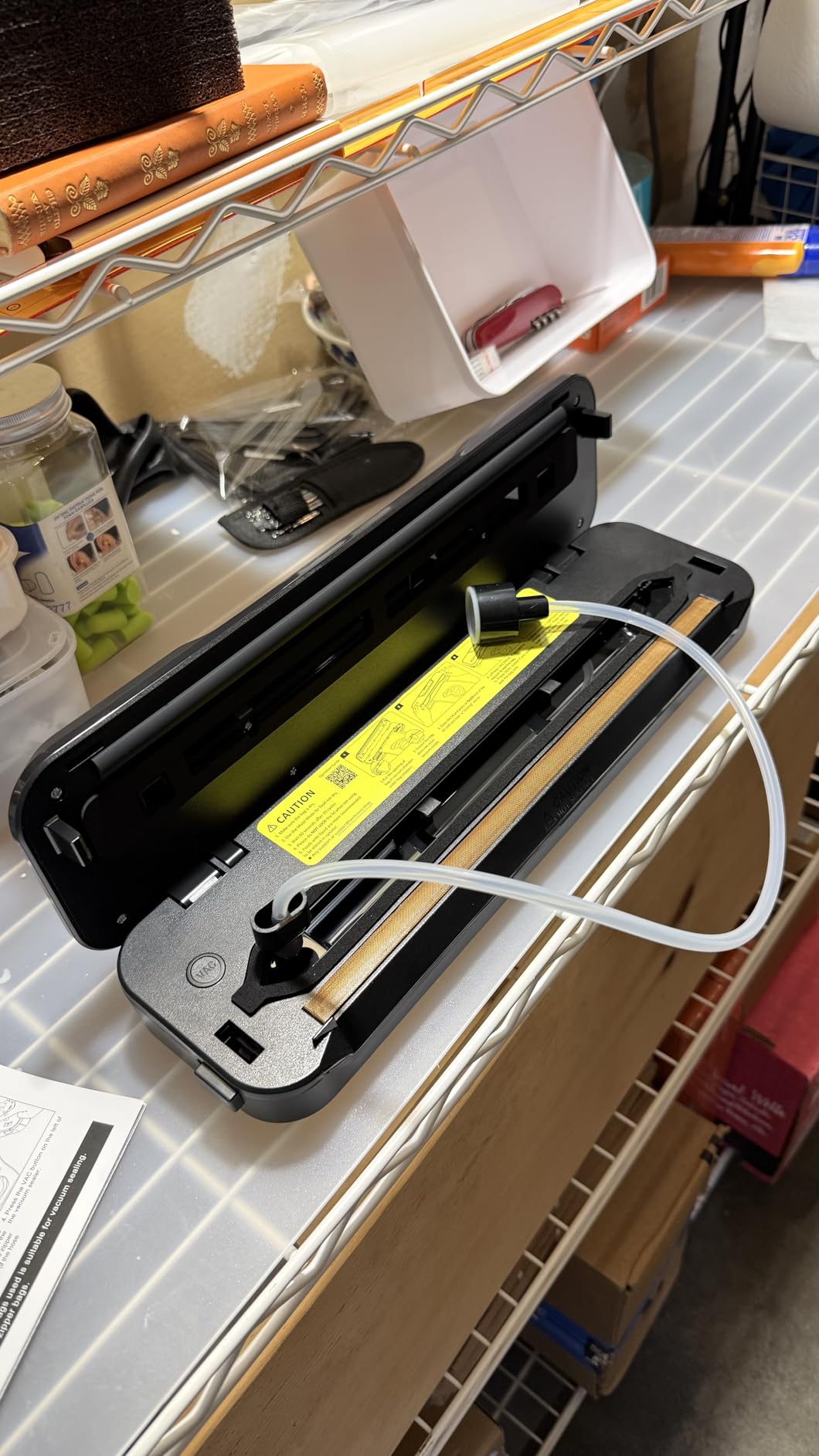 Automatic Food Vacuum Sealer Machine, Beelicious 8-In-1 Food Vacuum Saver with Starter Kits, Pulse Function, Moist & Dry Mode and External VAC for Jars and Containers, Stainless Steel customer photo 2