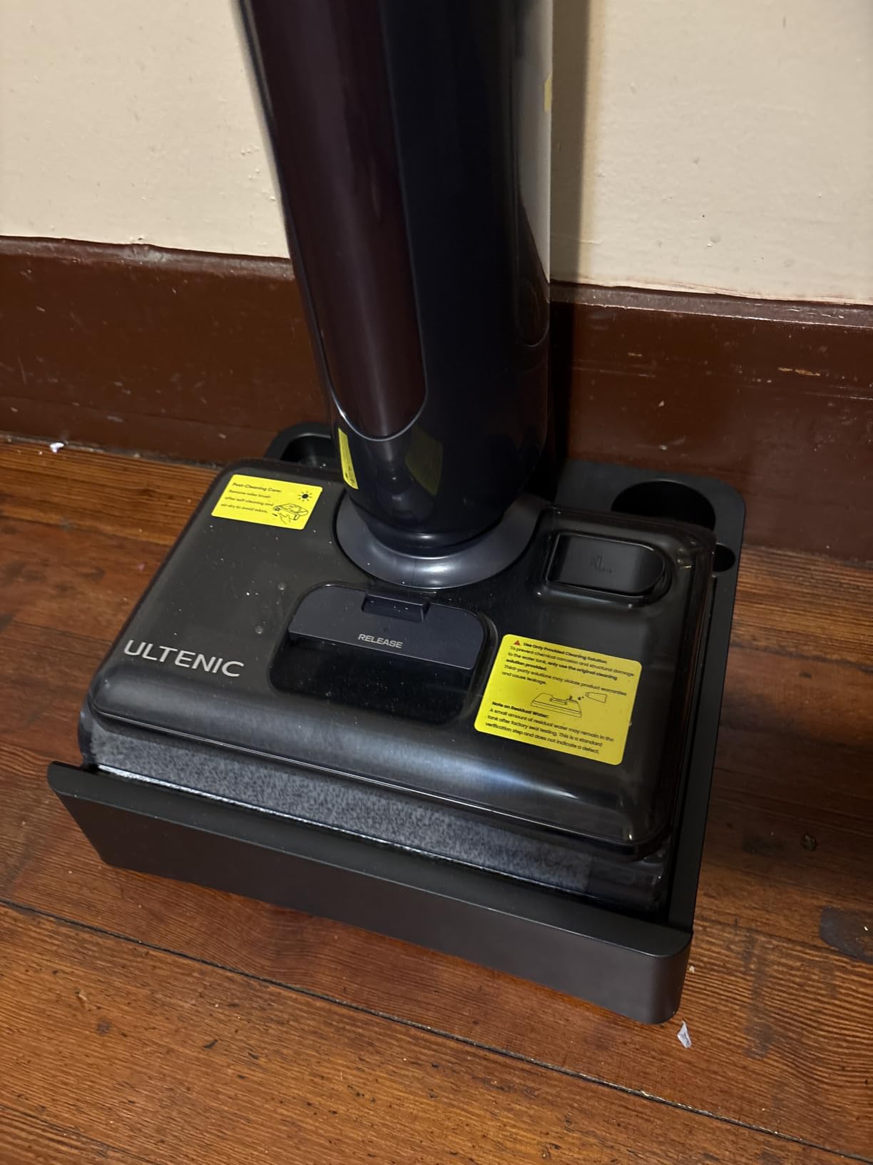 Ultenic Wet Dry Vacuum Cleaner, Vacuum Mop for Wet & Dry Messes, 180° Lay-Flat & Auto Self-Cleaning, 60Mins Runtime & Edge-Cleaning, Anti-Tangle Roller for Hard Floor and Pet Hair, AC1 TriFlex customer photo 2