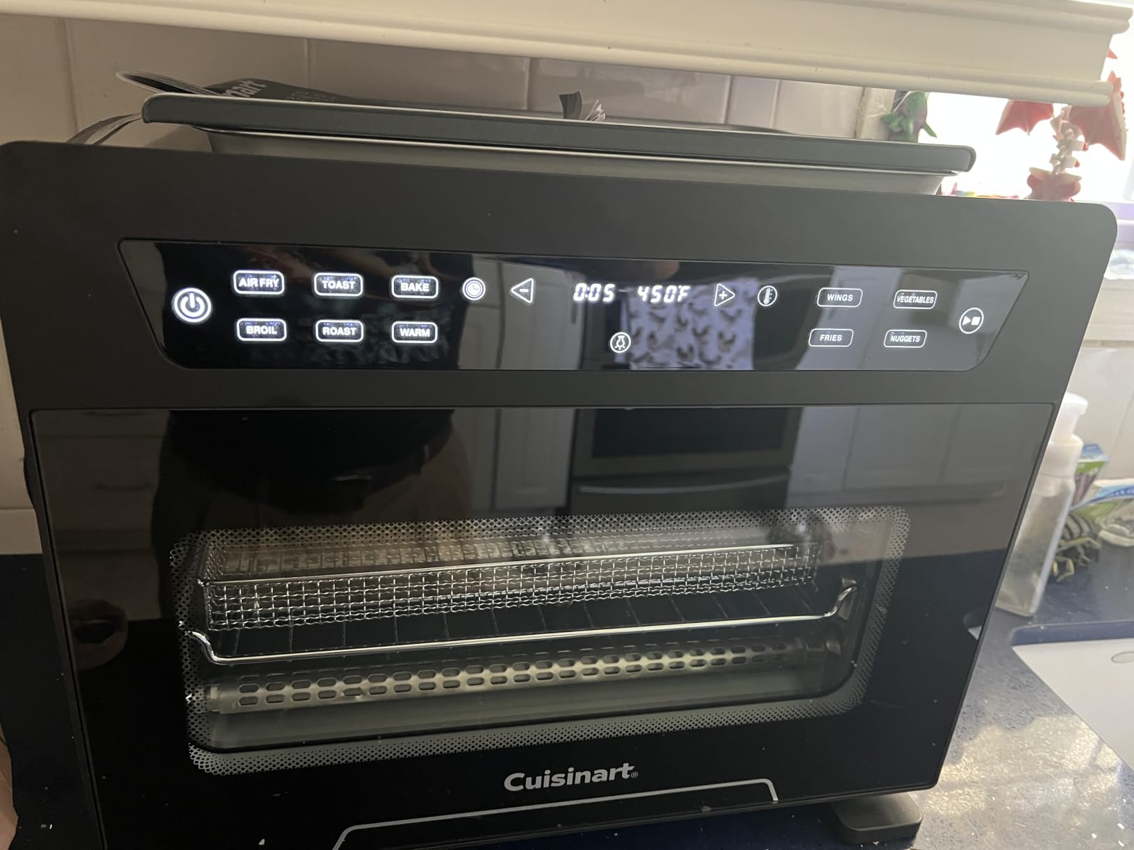 Cuisinart Digital Air Fryer Toaster Oven, 10-in-1, Family-Size Capacity | Air fry, bake, broil, fits a 4-lb. chicken, TOA-100 customer photo 1