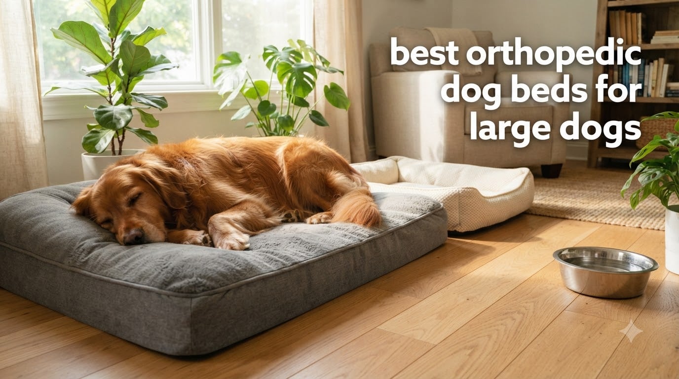 best orthopedic dog beds for large dogs