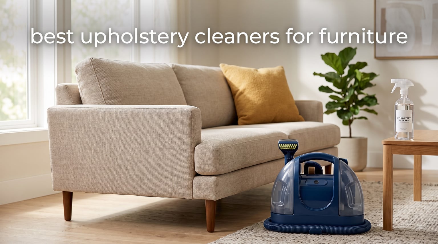 best upholstery cleaners for furniture