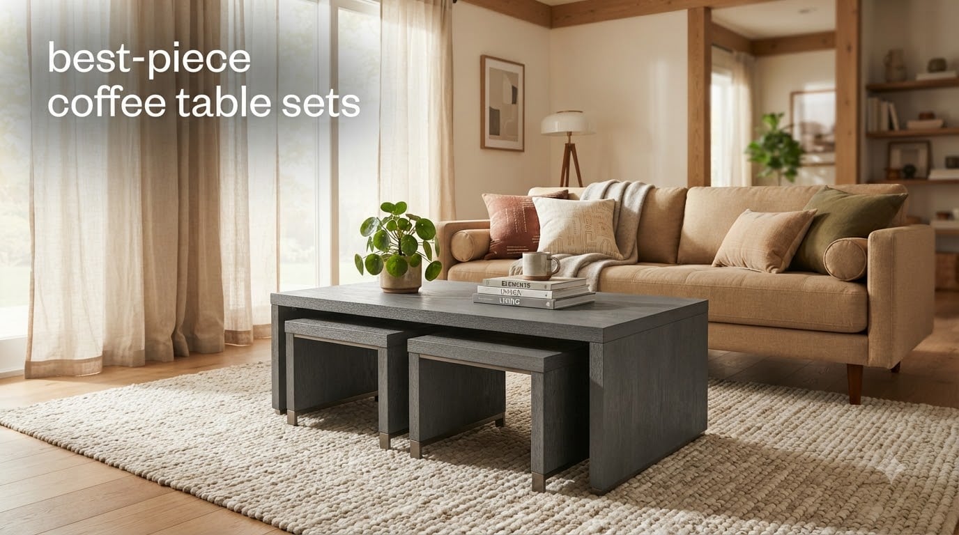 best 3-piece coffee table sets
