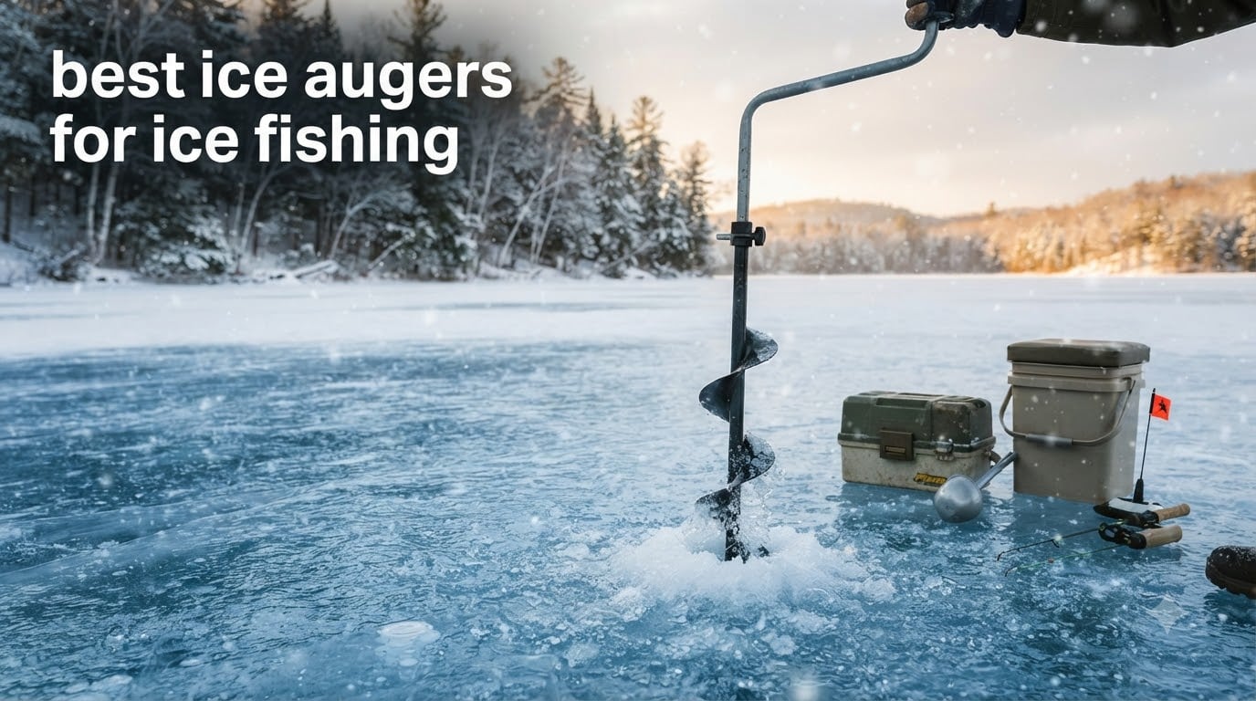 best ice augers for ice fishing
