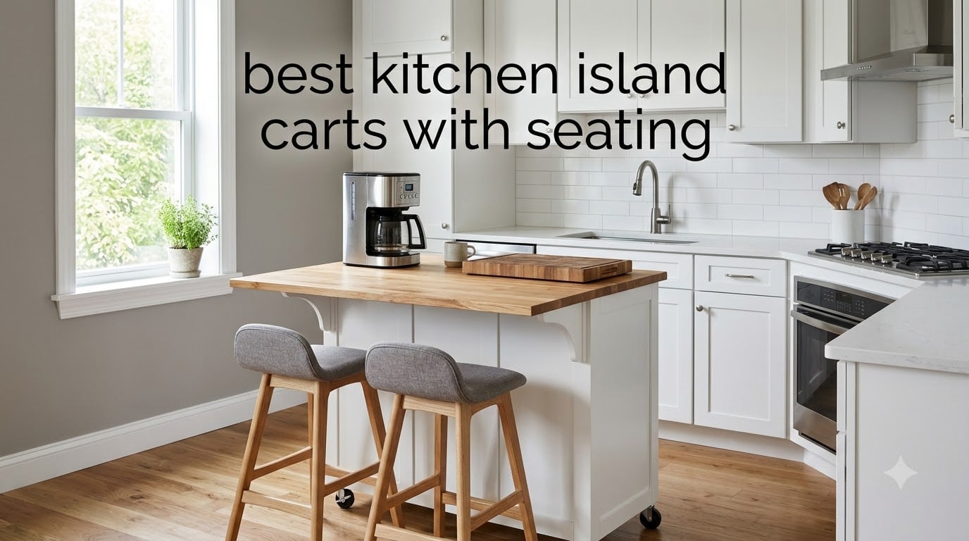 best kitchen island carts with seating