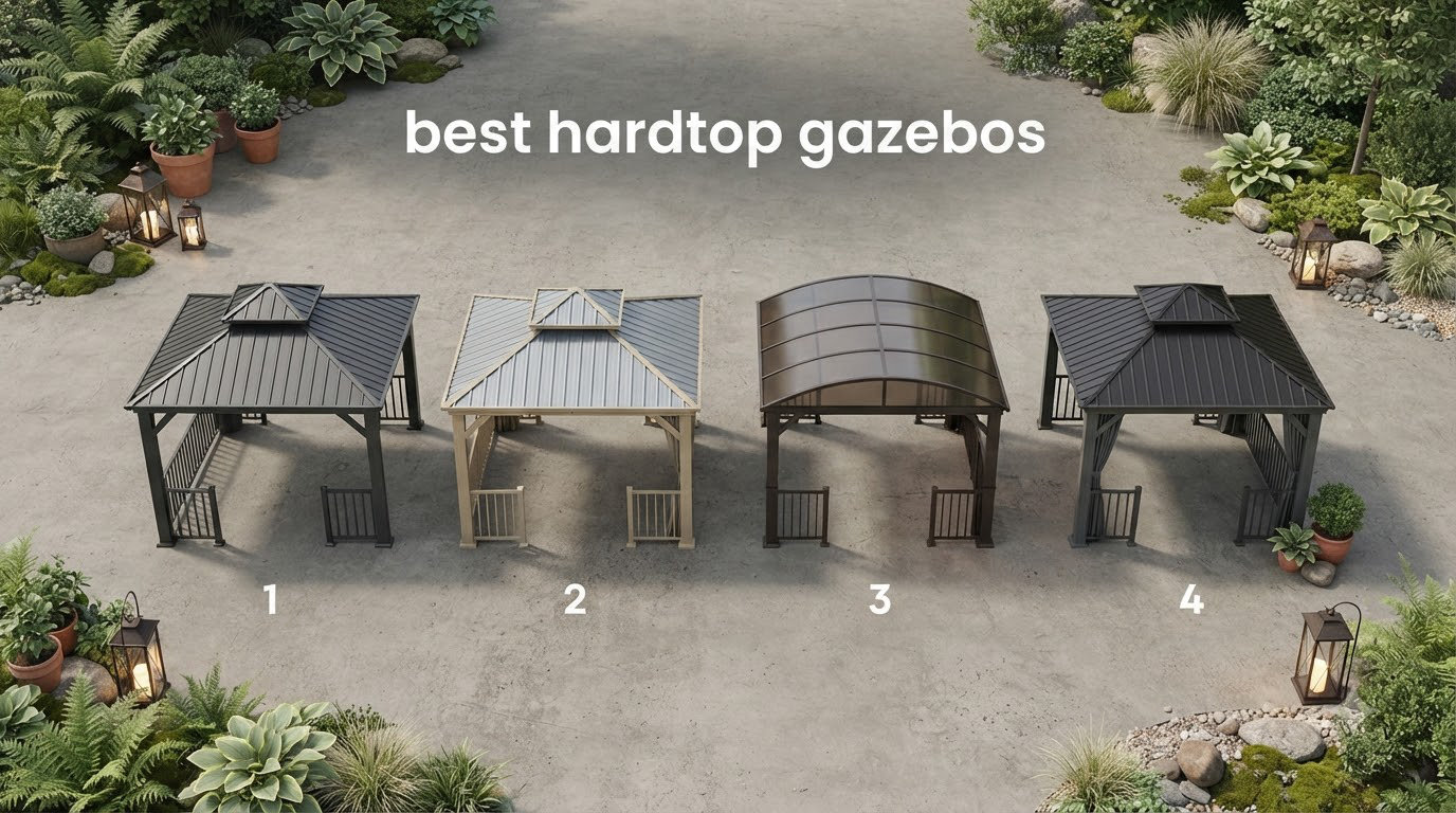 best hardtop gazebos