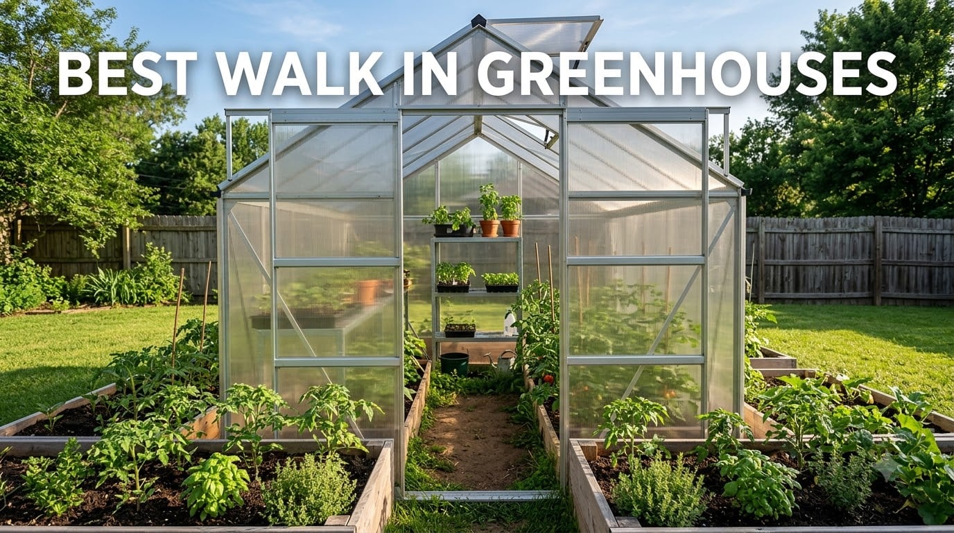 best walk in greenhouses