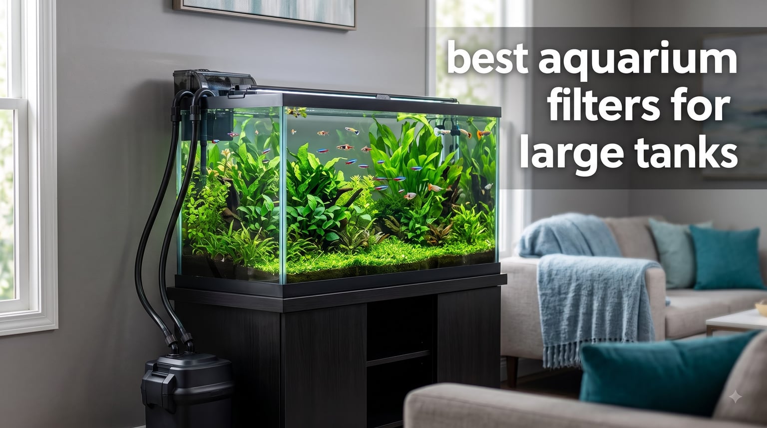 best aquarium filters for large tanks