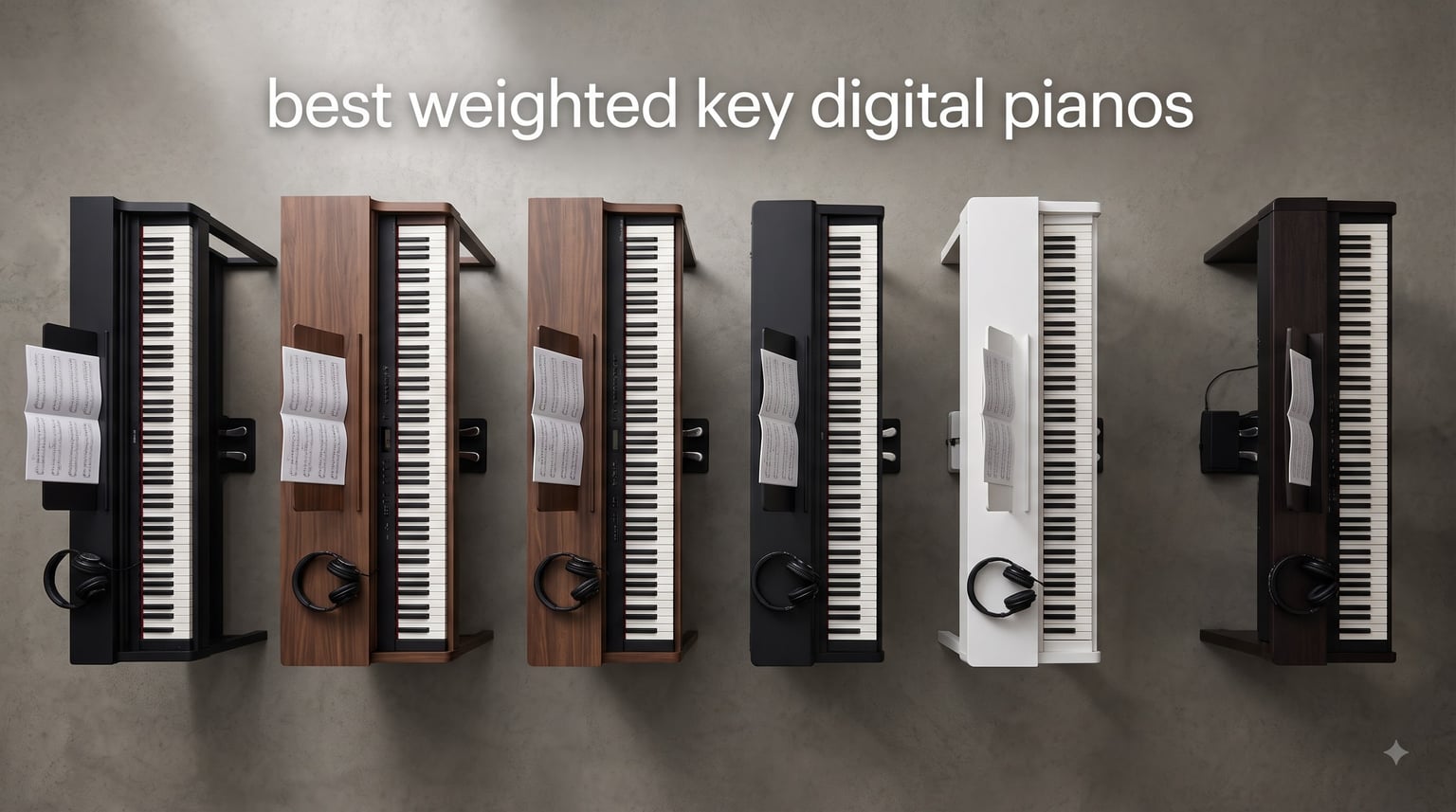 best weighted key digital pianos