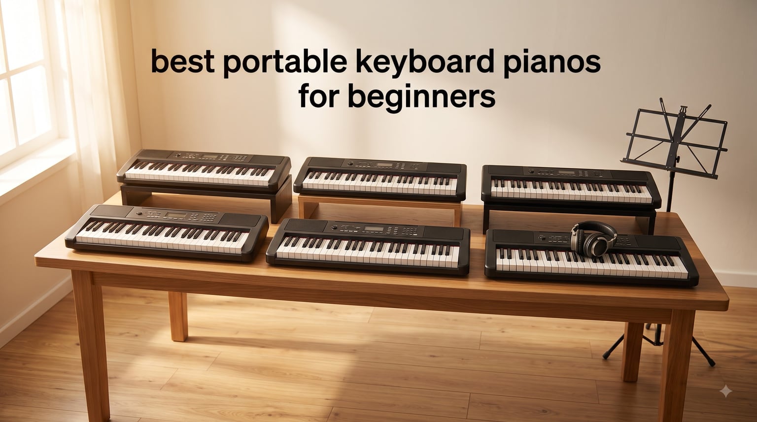 best portable keyboard pianos for beginners