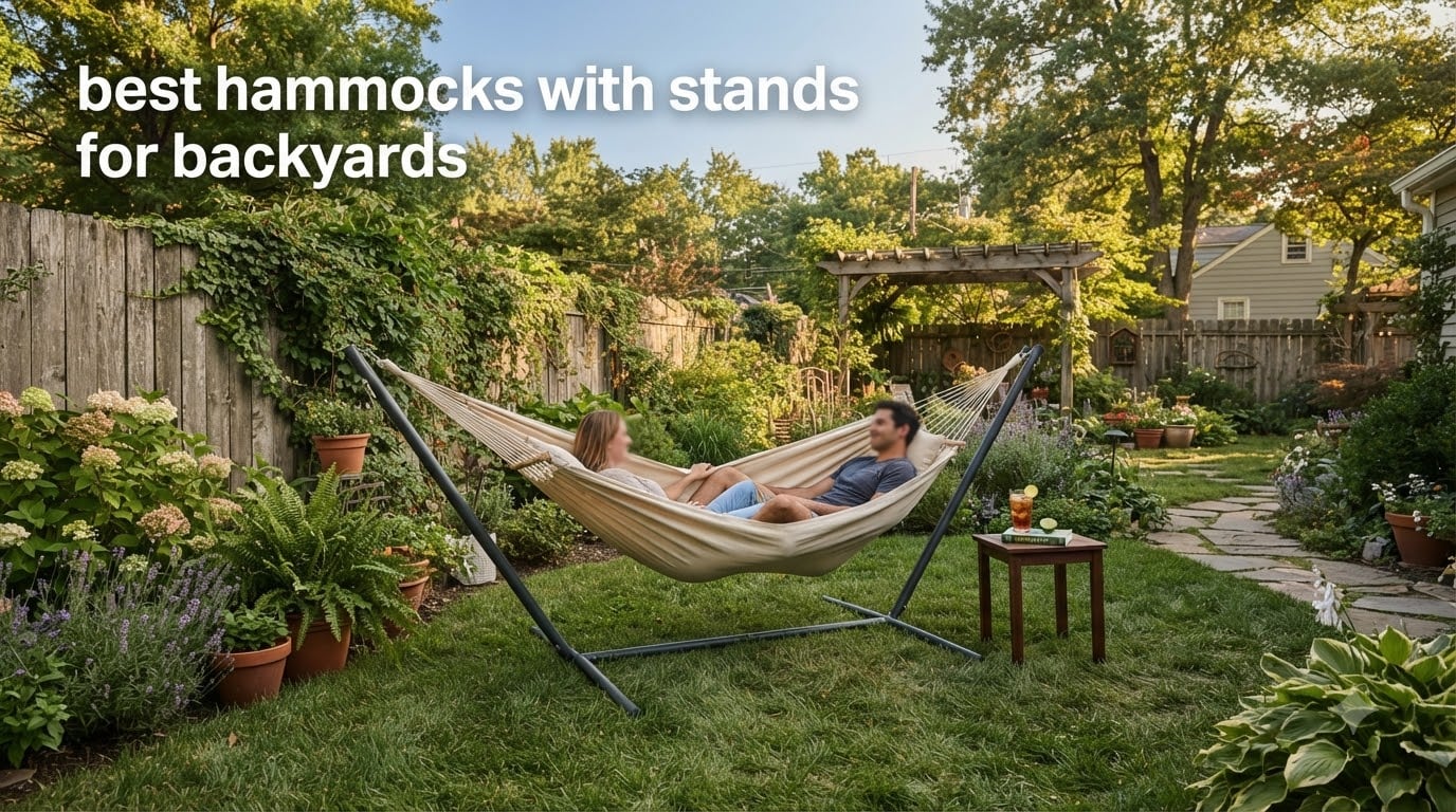 best hammocks with stands for backyards