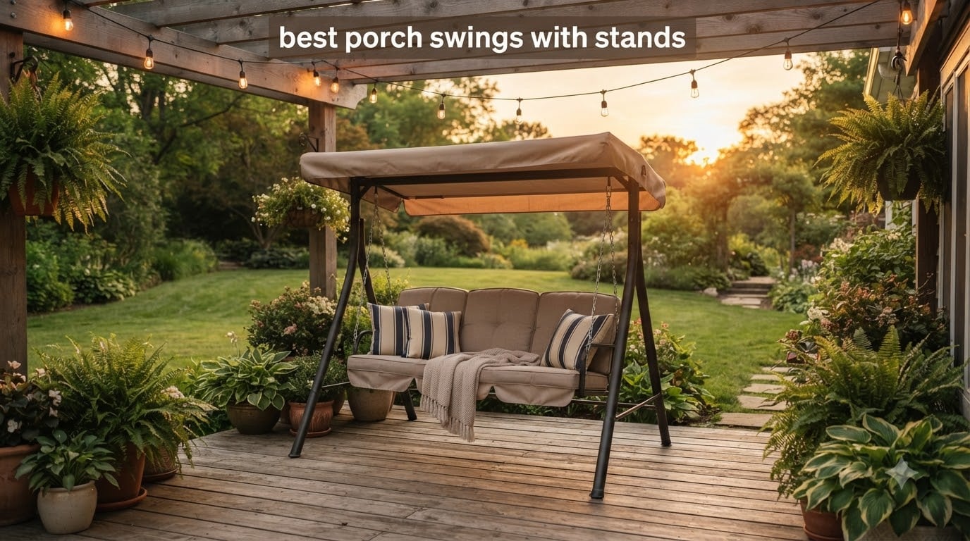 best porch swings with stands