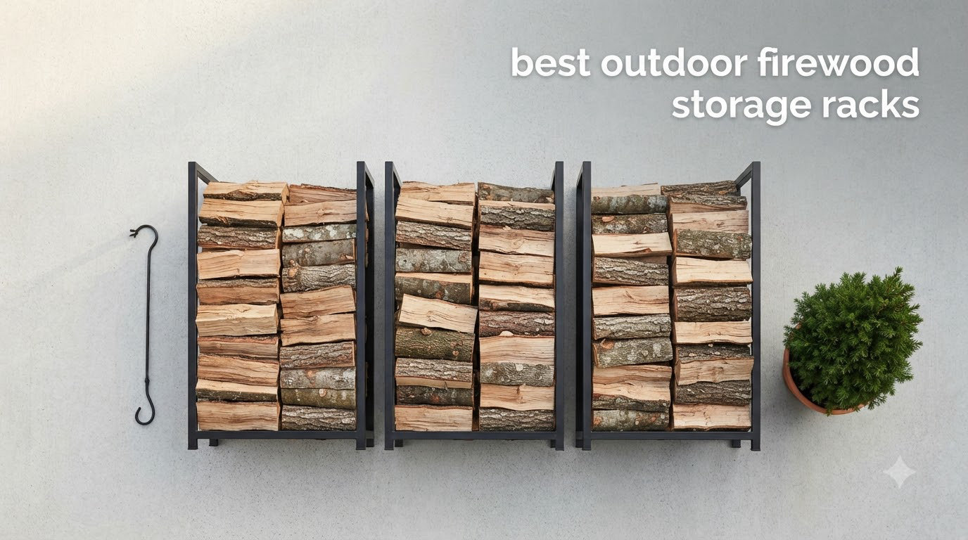 best outdoor firewood storage racks