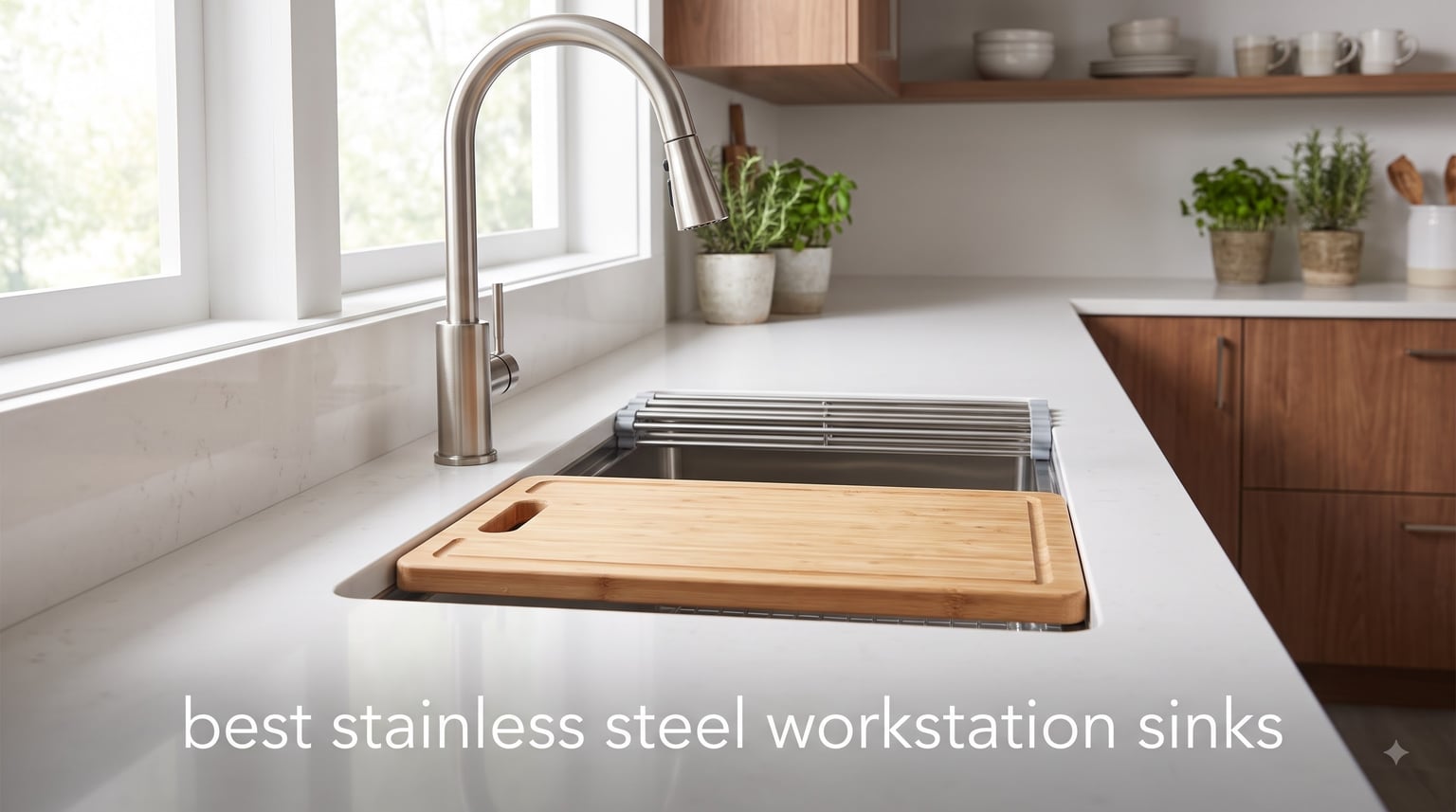 best stainless steel workstation sinks
