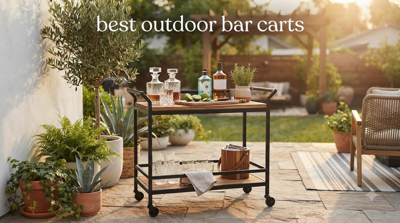 best outdoor bar carts