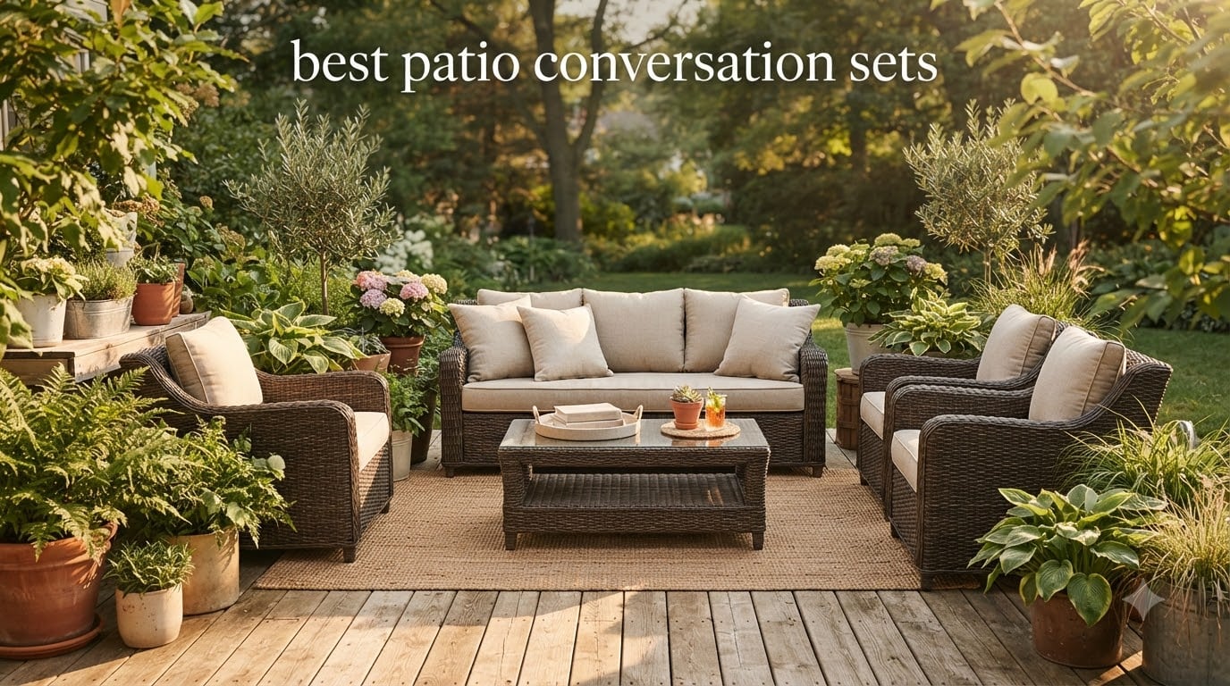 best patio conversation sets