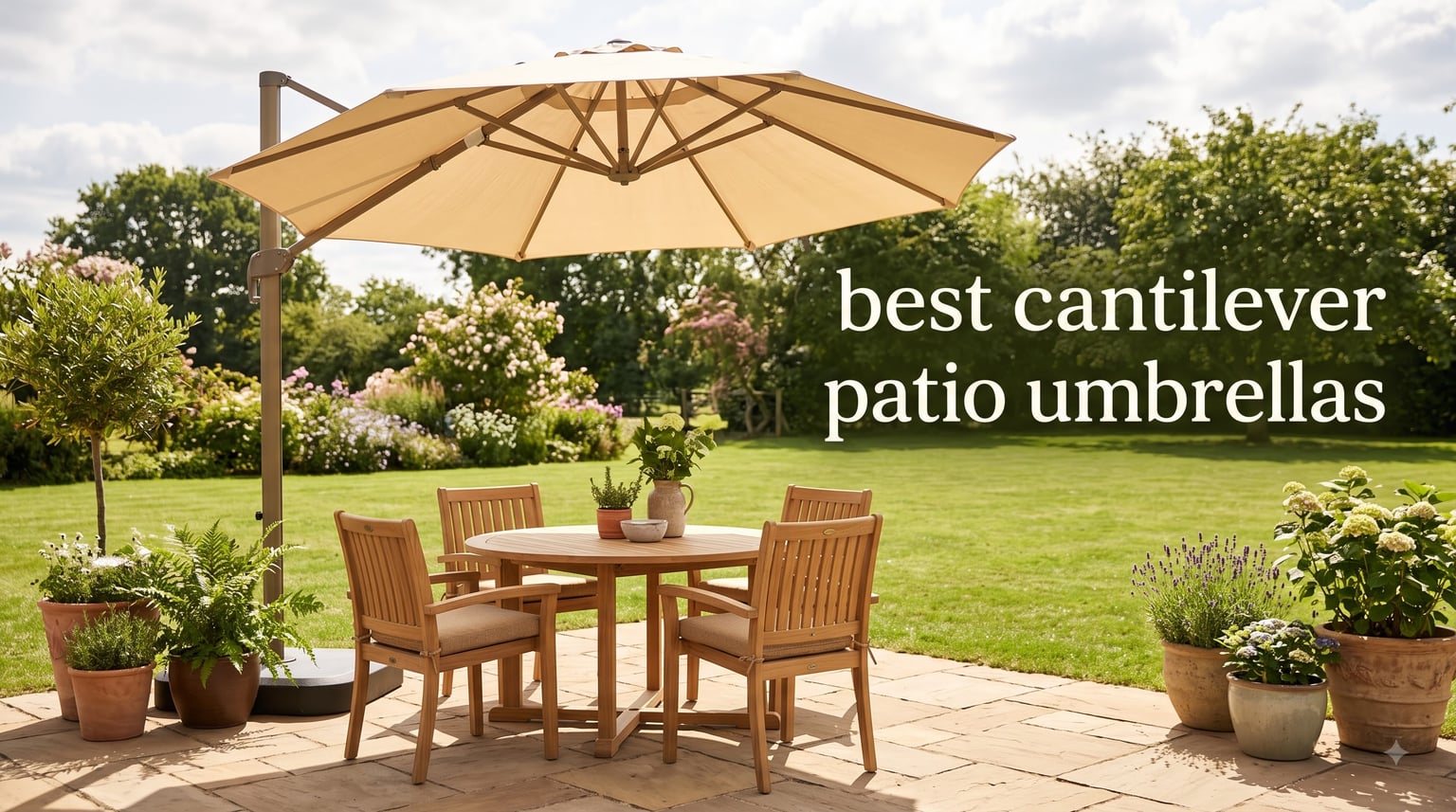 best cantilever patio umbrellas