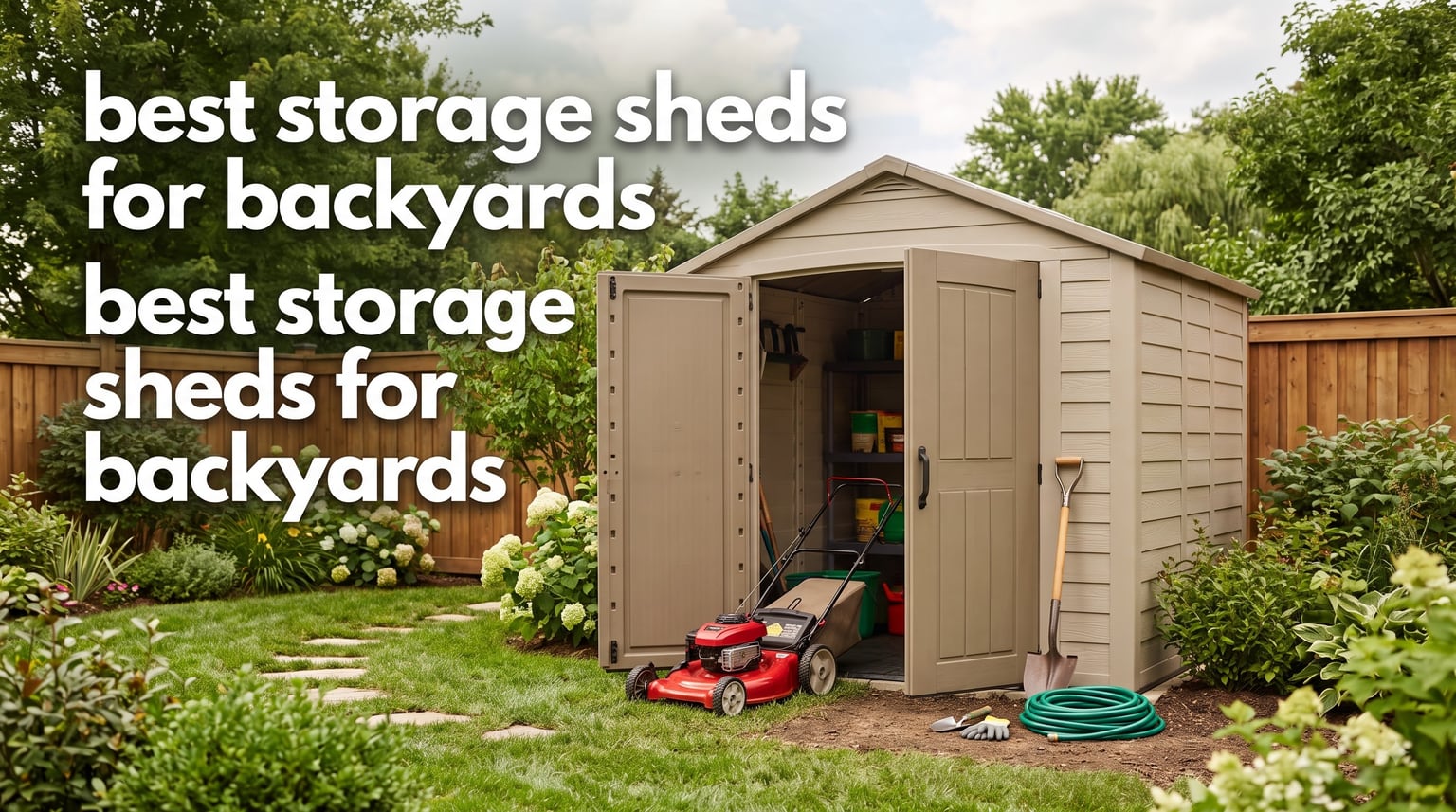 best storage sheds for backyards