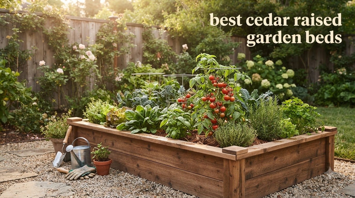best cedar raised garden beds