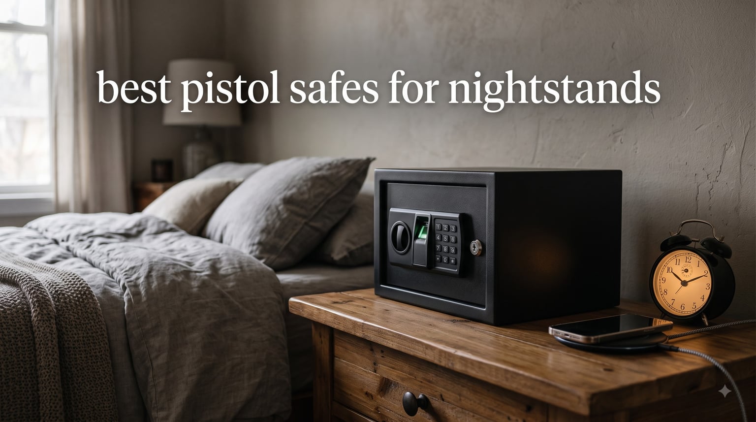 best pistol safes for nightstands