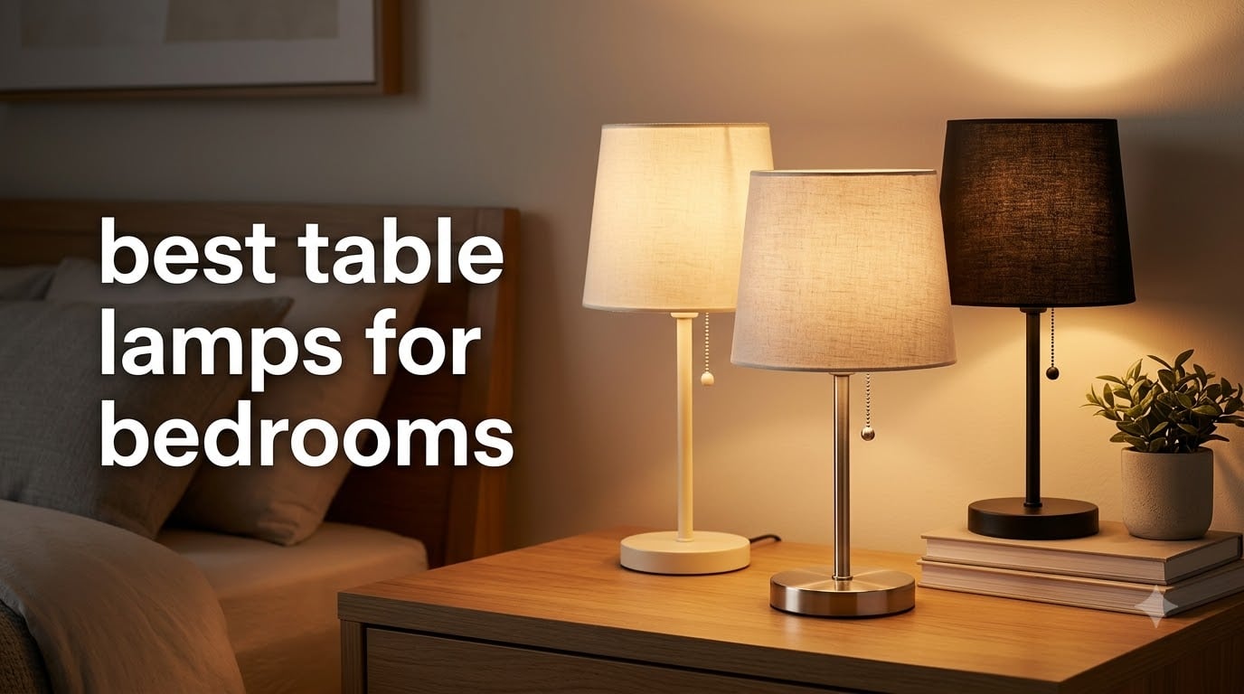 best table lamps for bedrooms
