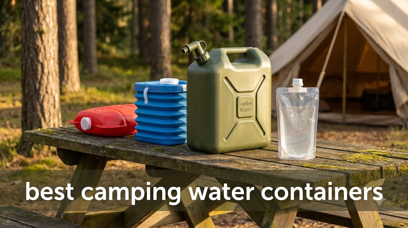 best camping water containers