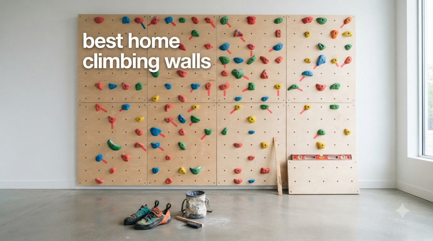 best home climbing walls