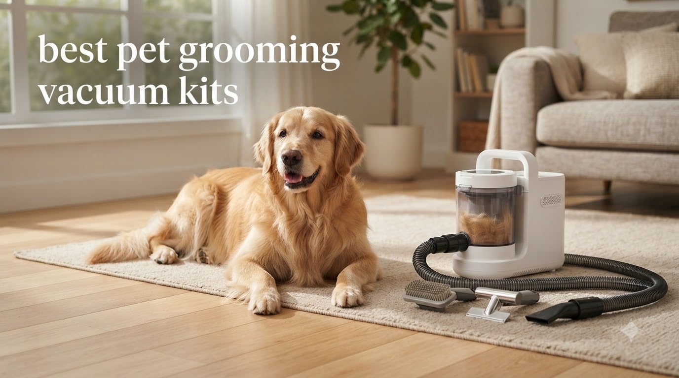best pet grooming vacuum kits