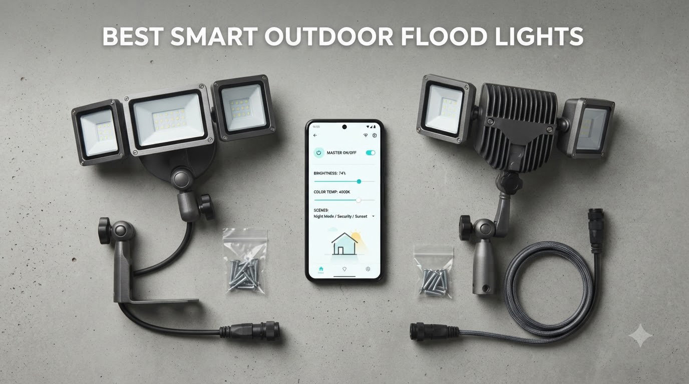 best smart outdoor flood lights