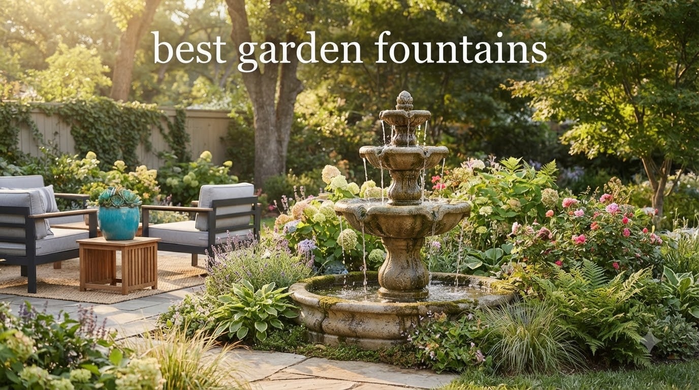 best garden fountains