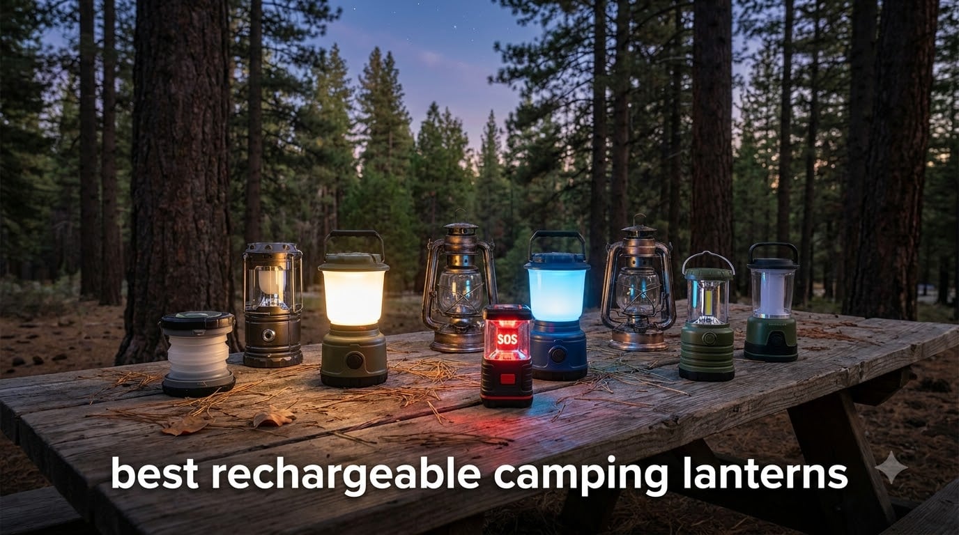 best rechargeable camping lanterns