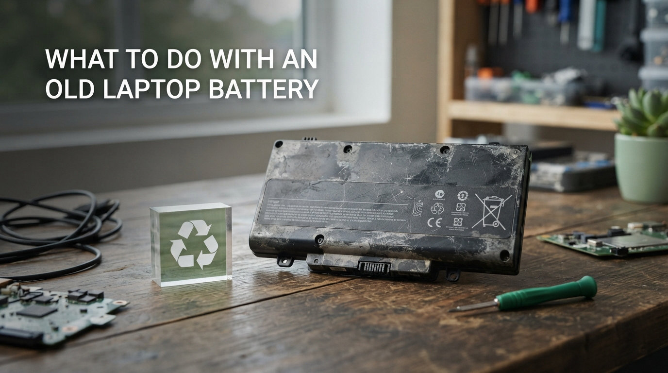 What to do with an old laptop battery