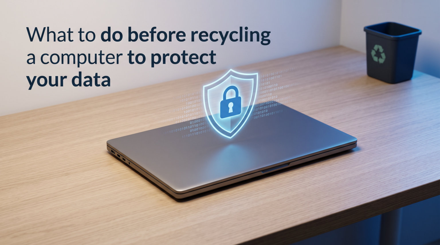 What to do before recycling a computer to protect your data