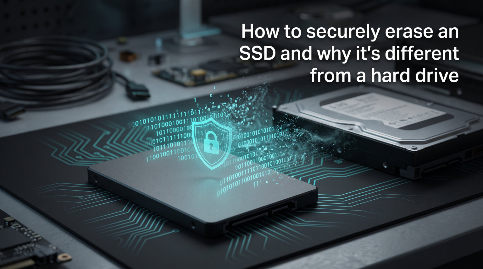 How to securely erase an SSD and why it's different from a hard drive