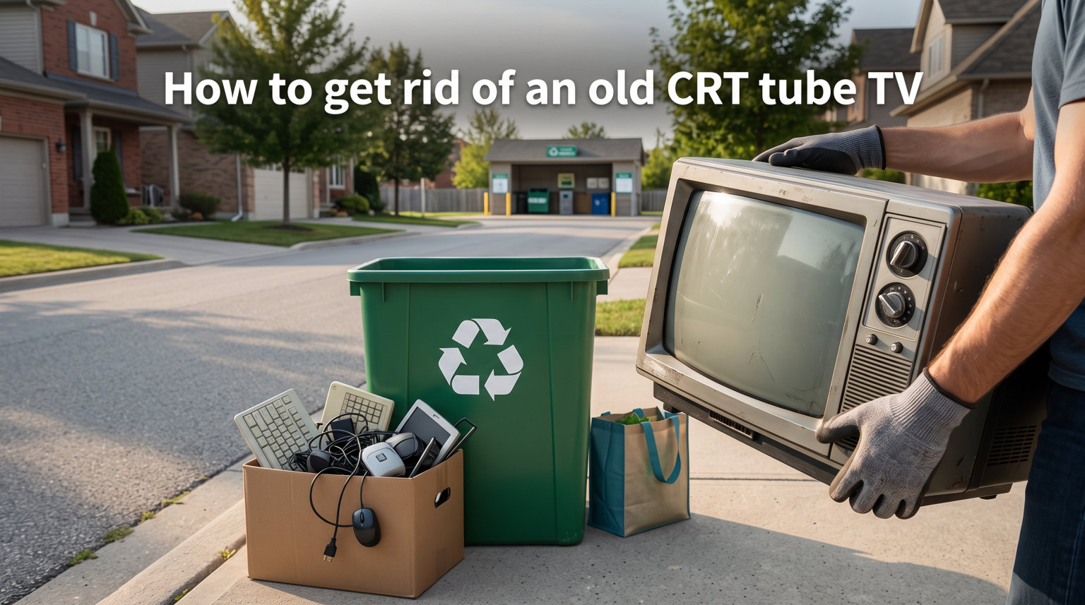 How to get rid of an old CRT tube TV