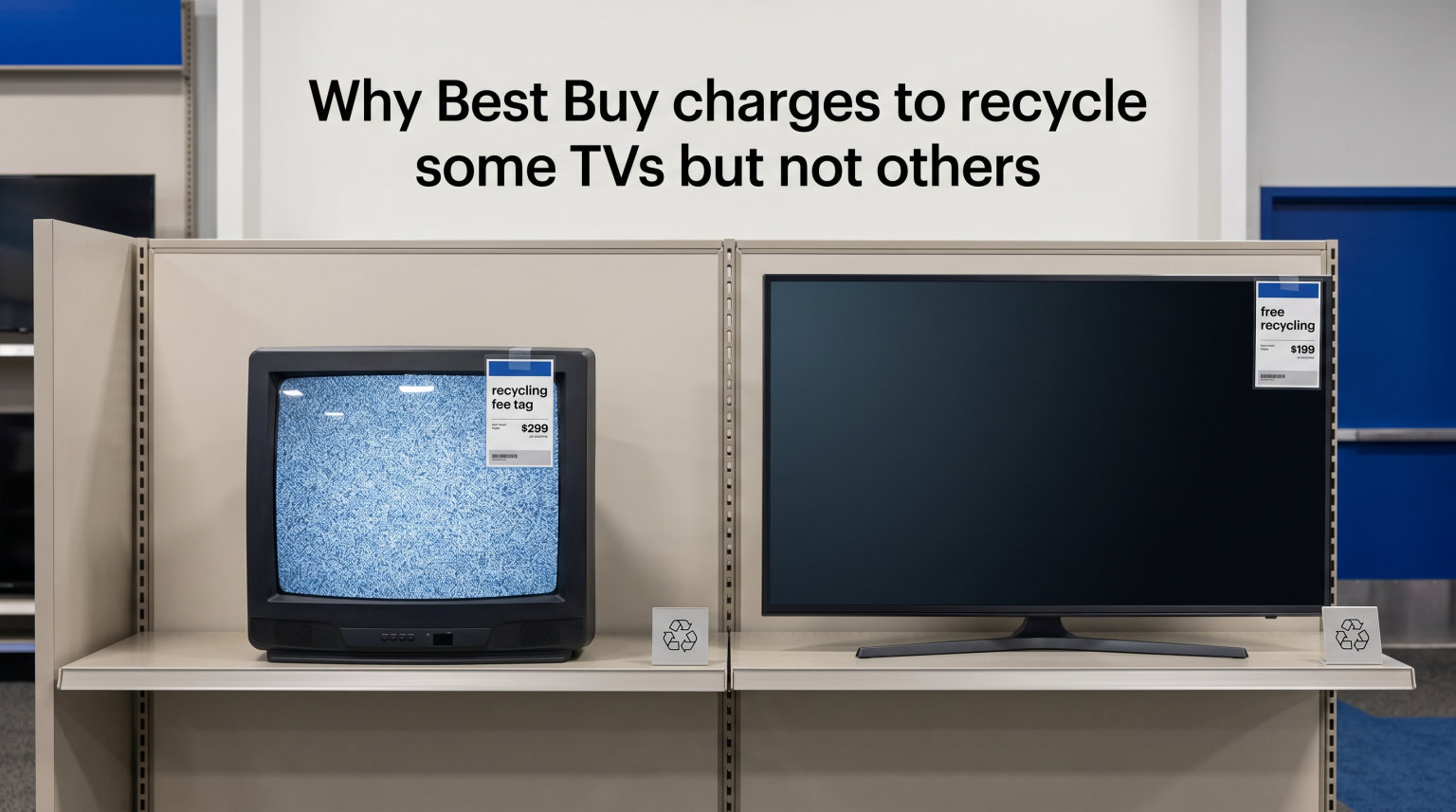 Why Best Buy charges to recycle some TVs but not others