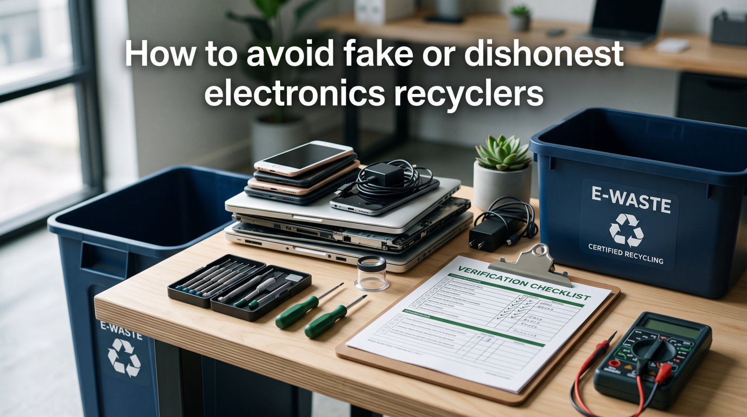 How to avoid fake or dishonest electronics recyclers