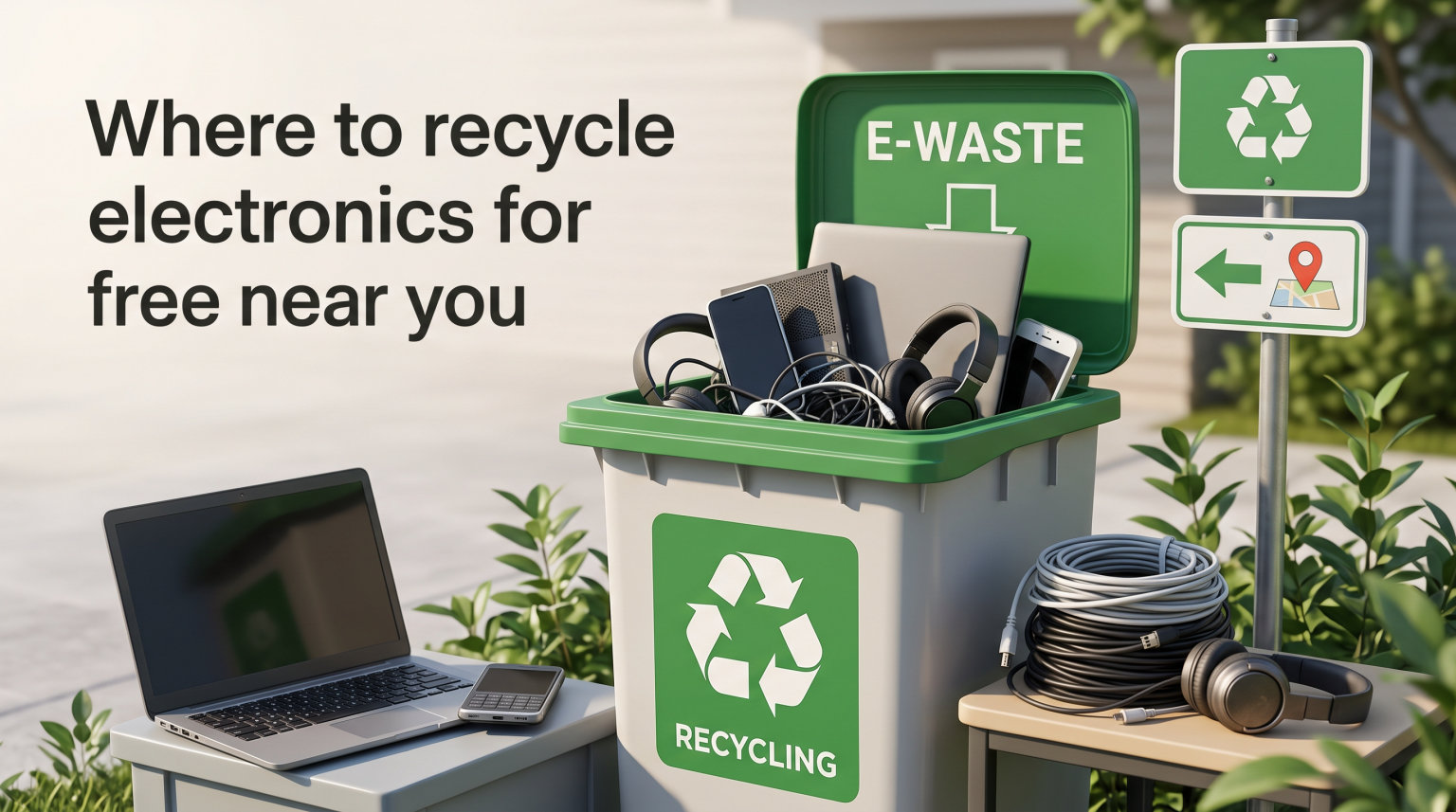 Where to recycle electronics for free near you