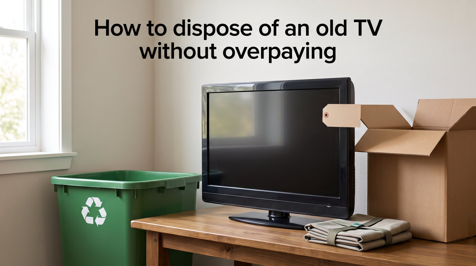How to dispose of an old TV without overpaying