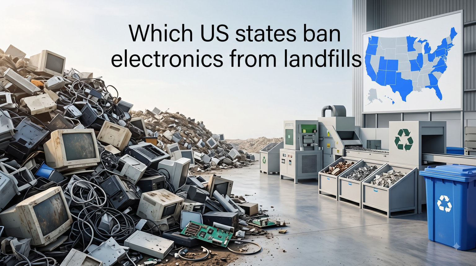 Which US states ban electronics from landfills in 2026