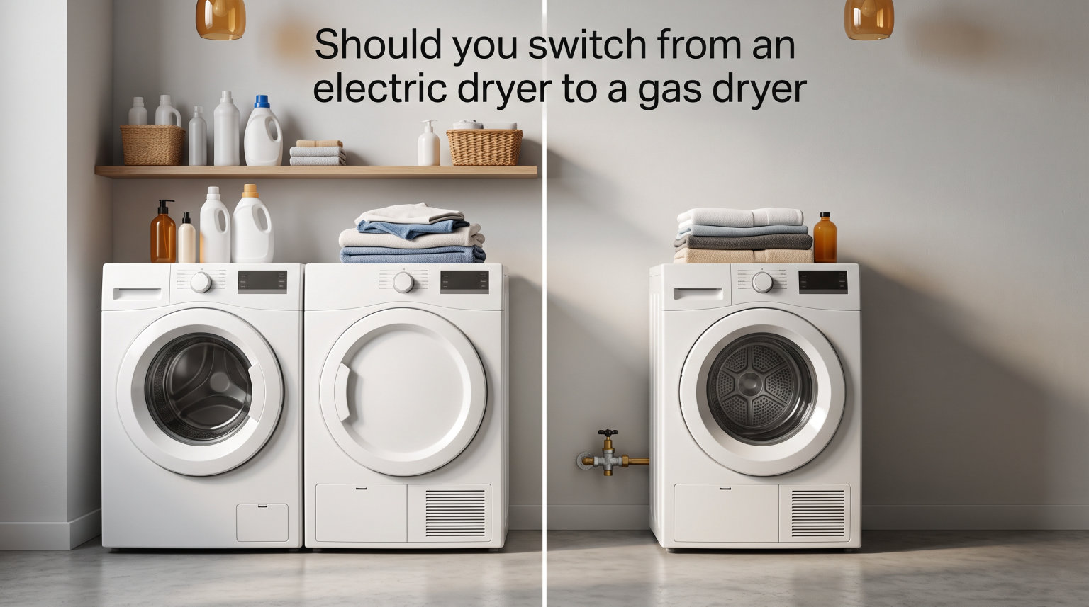 Should you switch from an electric dryer to a gas dryer