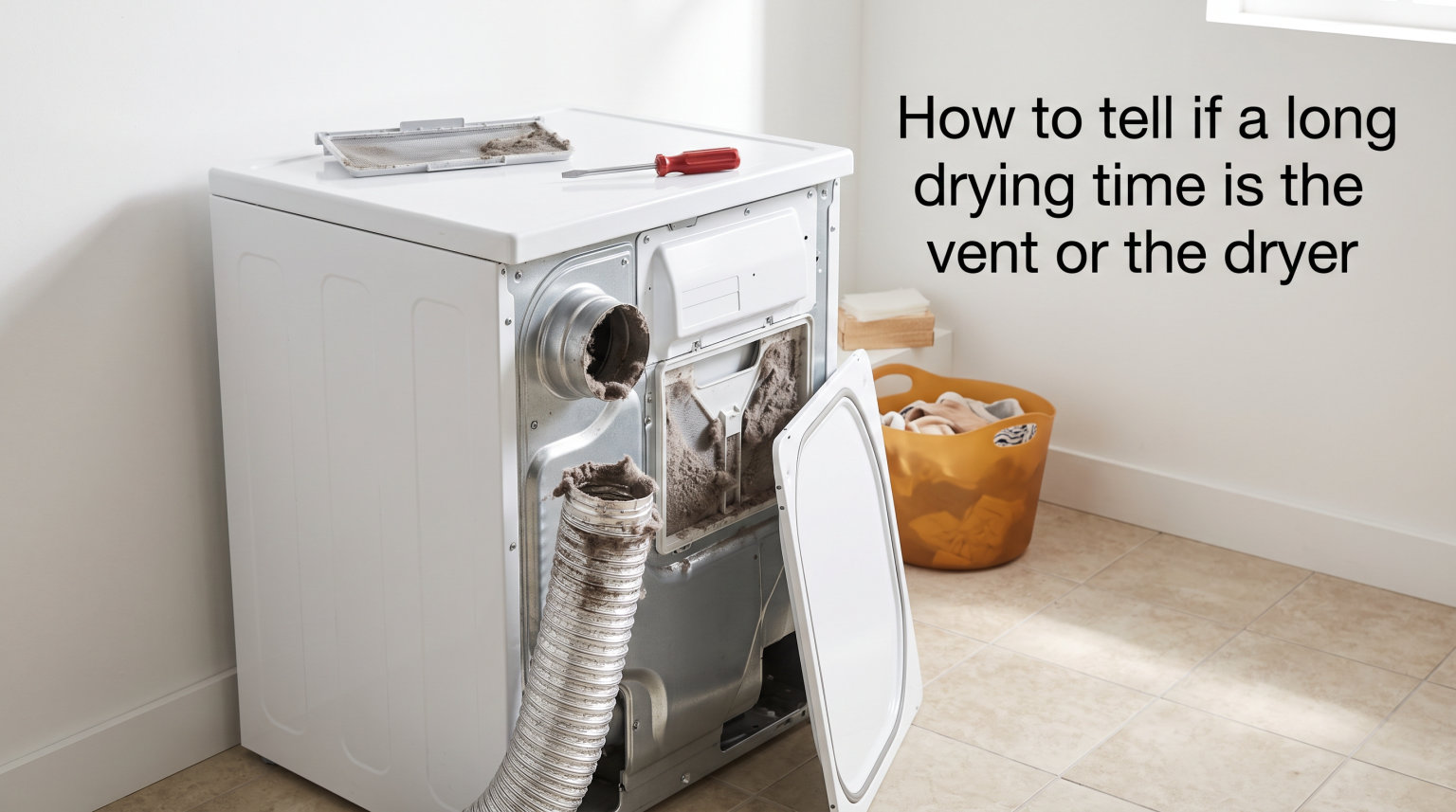 How to tell if a long drying time is the vent or the dryer