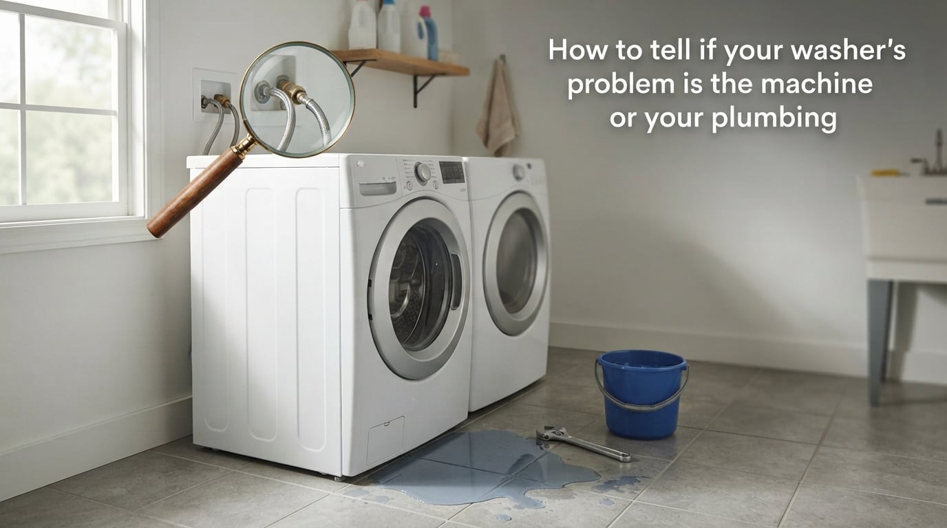 How to tell if your washer's problem is the machine or your plumbing