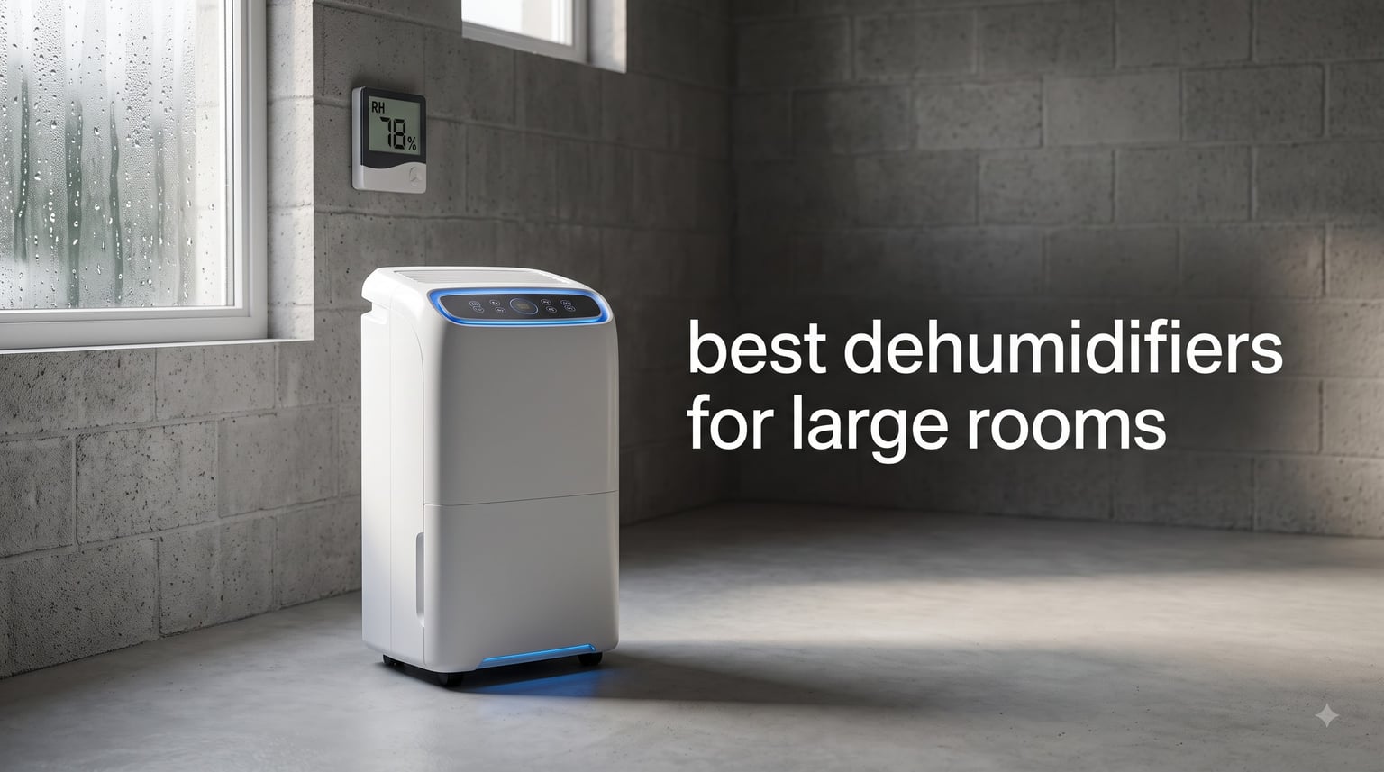 best dehumidifiers for large rooms