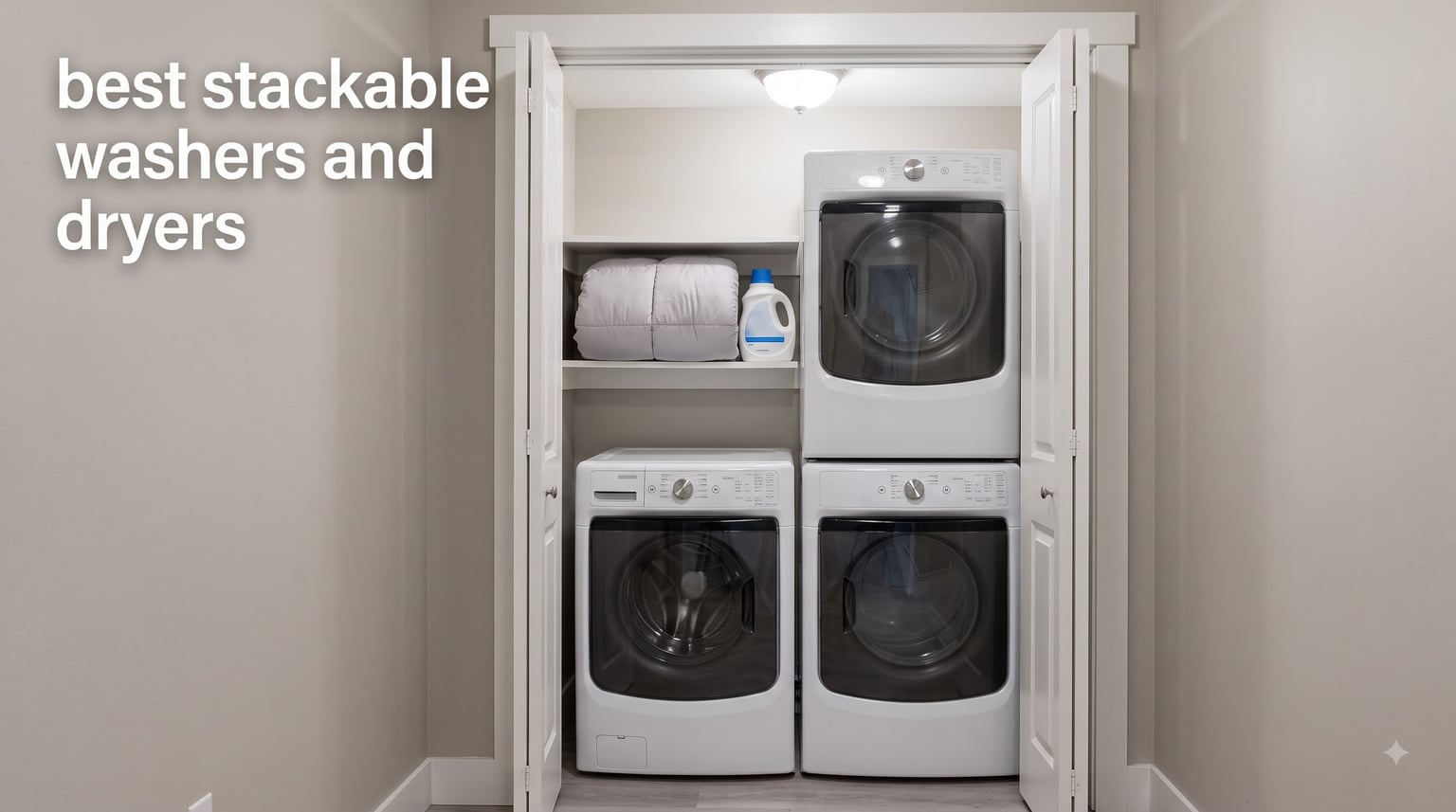 best stackable washers and dryers
