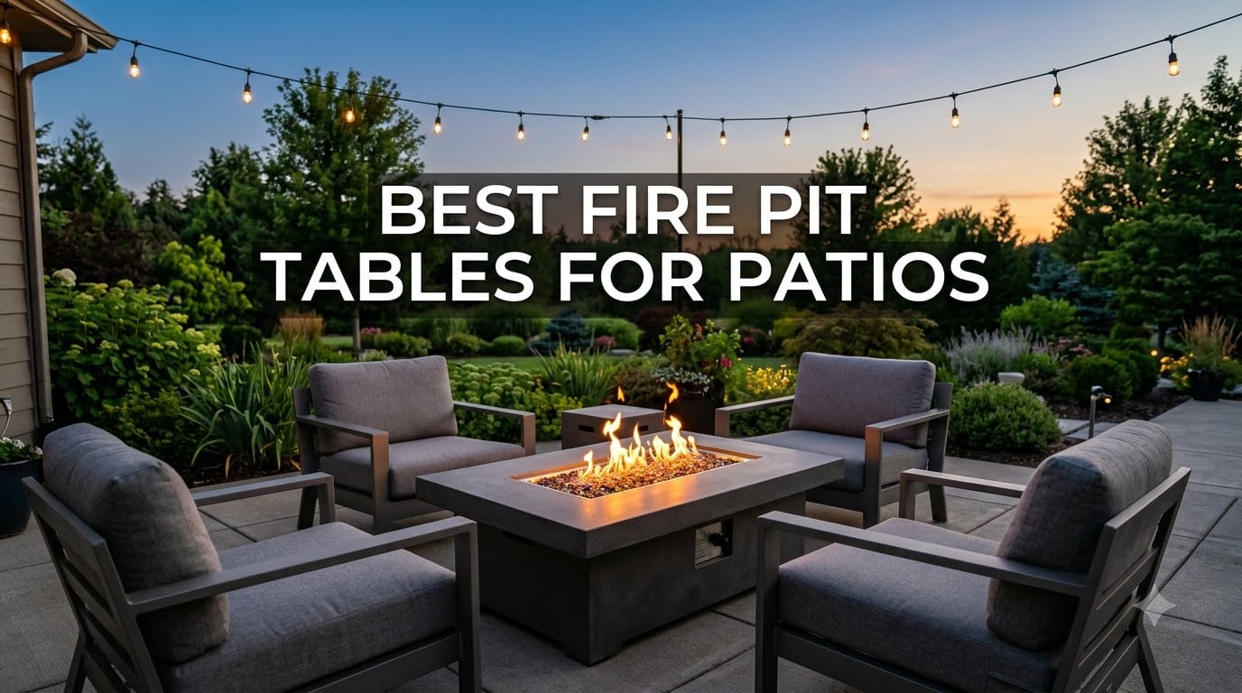 best fire pit tables for patios