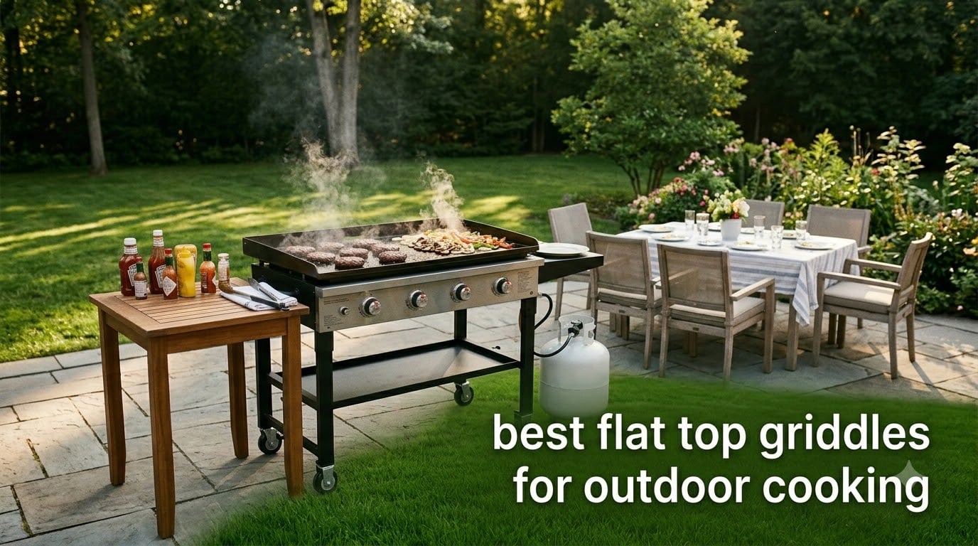 best flat top griddles for outdoor cooking