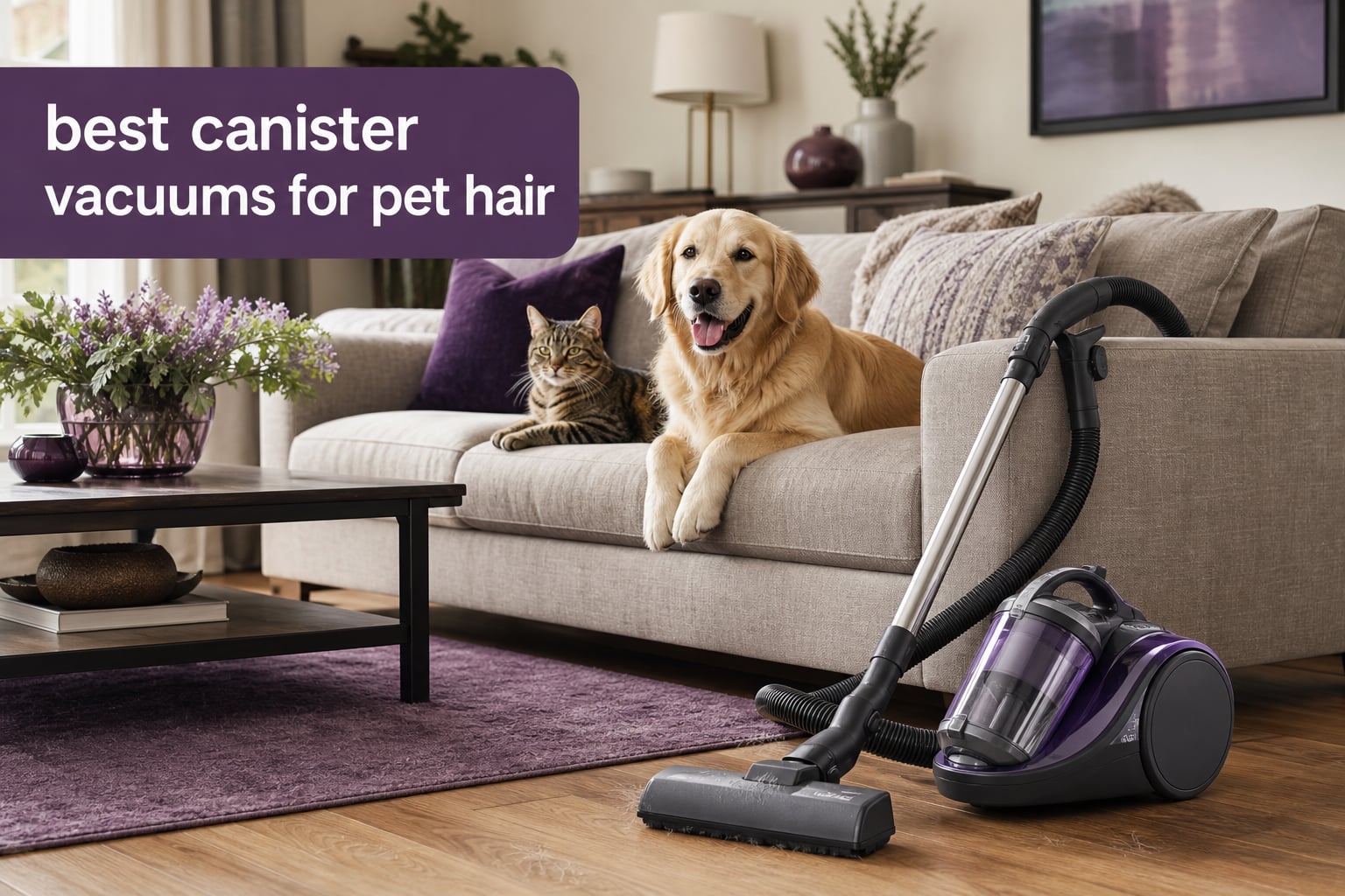 best canister vacuums for pet hair