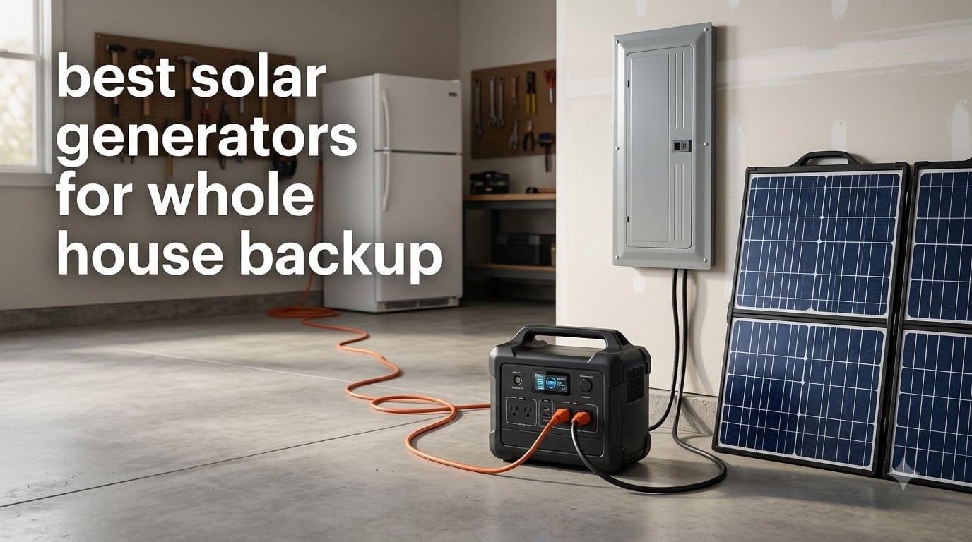 best solar generators for whole house backup