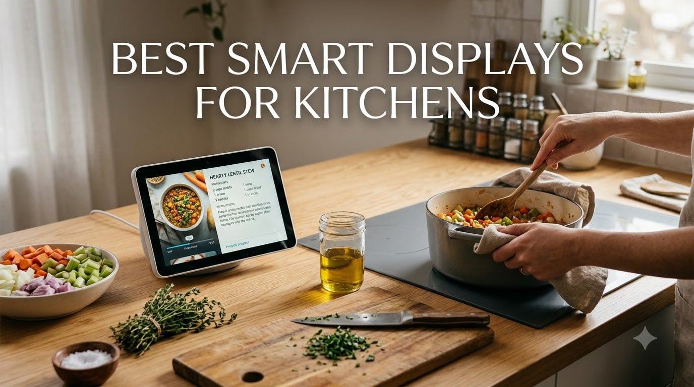 best smart displays for kitchens